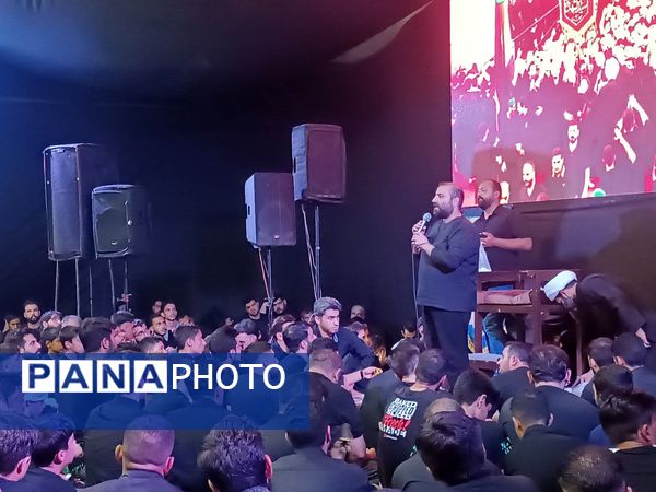 مراسم شب عاشورا در هیئت محبان ابوالفضل نیشابور 