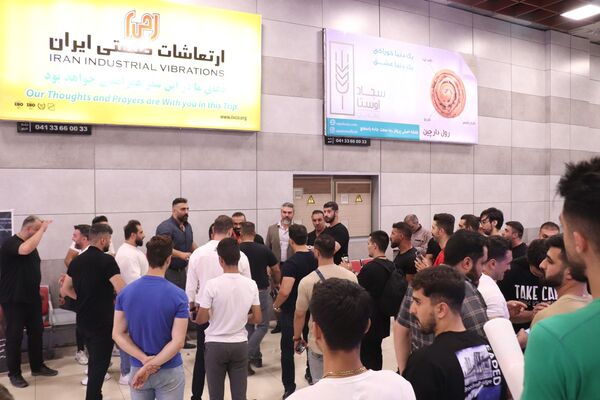 استقبال از بهروز تابانی قهرمان مسابقات فلکس ویکند جهان