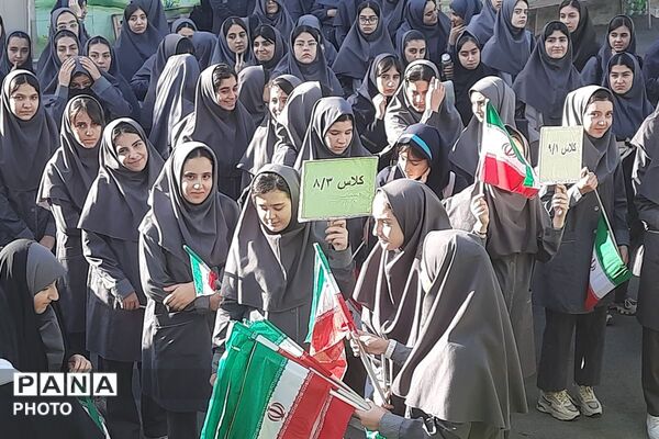 آیین بازگشایی مدارس اسلامشهر با حضور پرشور دانش‌آموزان