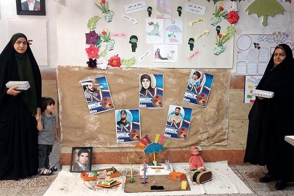 برگزاری نمایشگاه به مناسبت «هفته پدافند غیرعامل» در دبستان شهید مجید مجیدی ناحیه دو شهرری 