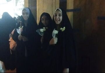 پایان خوش سه روز اعتکاف دختران در مسجد امام سجاد(ع)