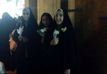 پایان خوش سه روز اعتکاف دختران در مسجد امام سجاد(ع)