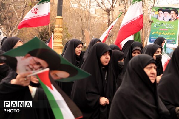 حضور حداکثری مردم و فرهنگیان اسلامشهر در راهپیمایی روز جهانی قدس 