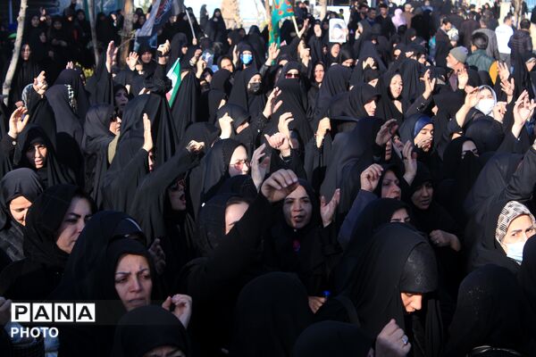 تشییع و تدفین پیکر شهید امیرحسن کاظمی