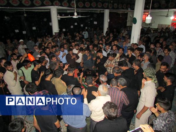 وداع با شهیدان عزیز شهر زازران در مسجد جامع شهر زازران