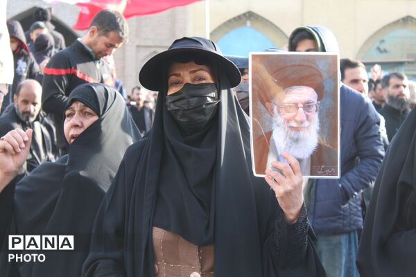 آیین سوگواری شهادت قائد امت در نیشابور 