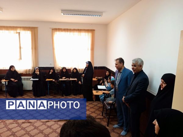 بازدید مدیر آموزش و پرورش کاشمر از هیأت دانش‌آموزی دختران