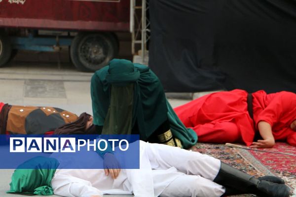 اجرای تئاتر مذهبی در آستان مقدس امامزاده بی‌بی‌سکینه صفادشت 