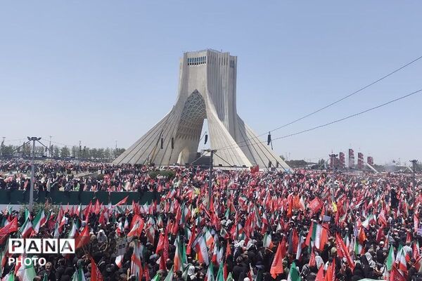 تهران از لنز دوربین خبرنگاران پانا شهرستان قدس در سوگ رهبر شهید انقلاب