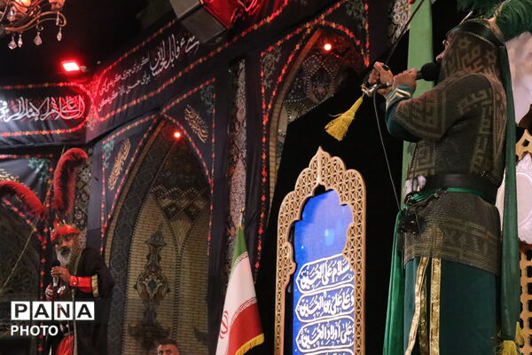 حسینیه حرم مطهر رضوی میزبان عزاداران نیشابوری