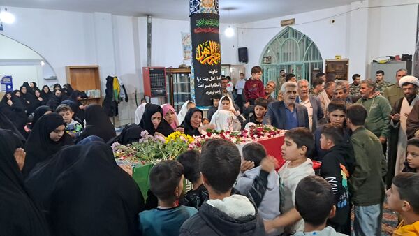 عزاداری دهه دوم فاطمیه با حضور شهید گمنام در دهستان شوراب صغیر  