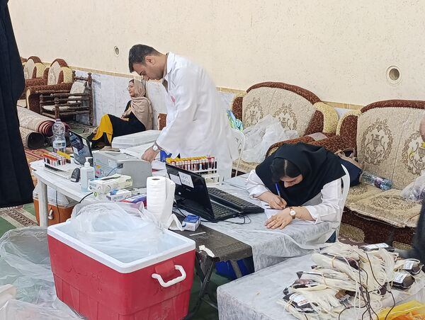 استقبال چشمگیر فراشبندی‌ها از اهدای خون؛ ۱۲۰ واحد خونی در یک روز جمع‌آوری شد