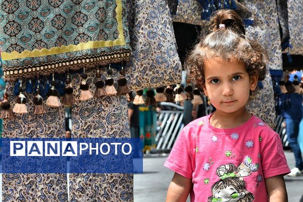 پرچم‌های عزا بر فراز حرم امام رضا(ع)