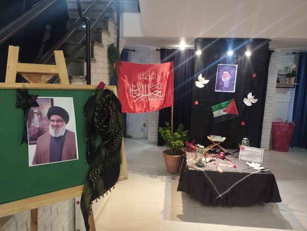  یادبود شهید سید حسن نصرالله و شهدای مقاومت در ناحیه ۳ مشهد