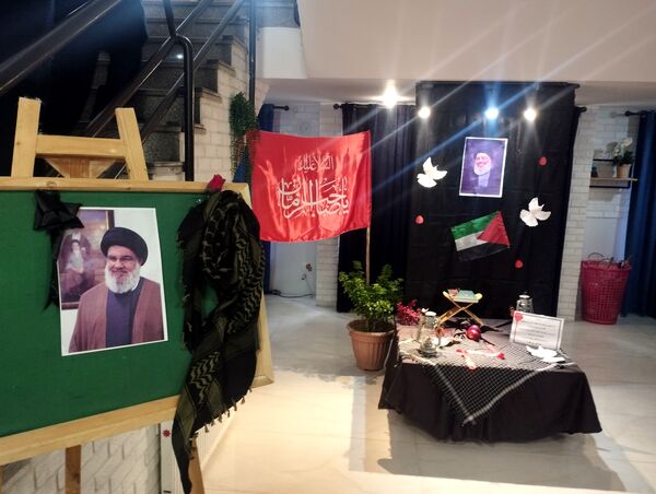  یادبود شهید سید حسن نصرالله و شهدای مقاومت در ناحیه ۳ مشهد
