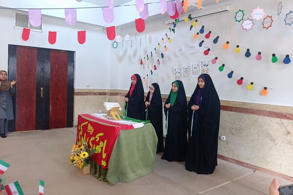 جشن نیمه شعبان در مدرسه شهید اسماعیلی عقدا پردیس 