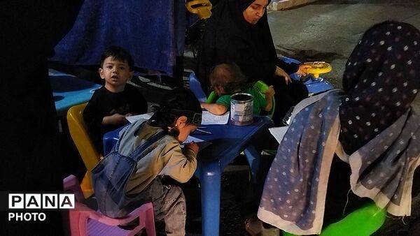 موکب جبهه فرهنگیان نیشابور در چهارمین شب ماه محرم ۱۴۰۵