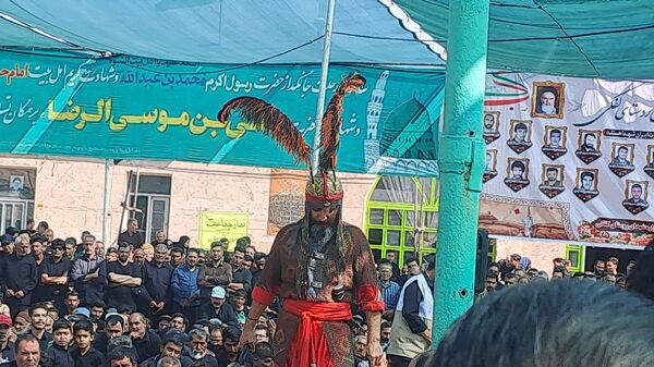 بزرگترین اجتماع حسنیون کشور همراه با تعزیه خوانی در روستای کفکی خراسان رضوی