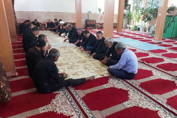 برگزاری مراسم عزاداری صبح عاشورا در روستای جعفرآباد بوانات