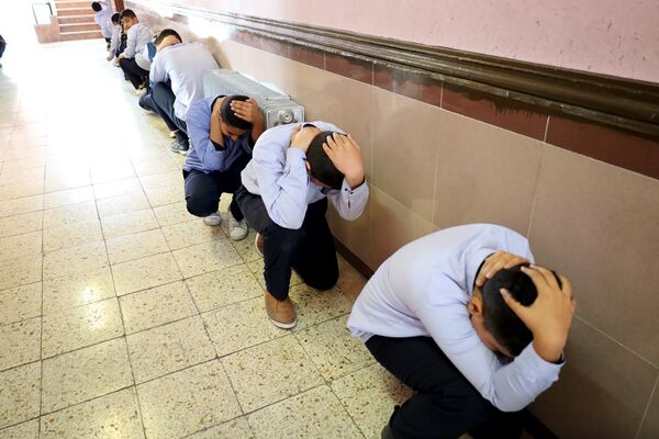 مانور زلزله در آذربایجان غربی