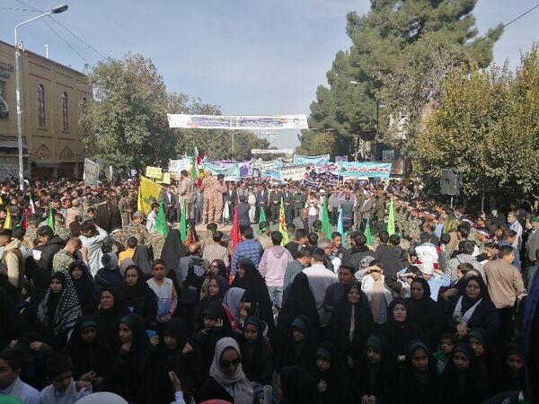 راهپیمایی ۱۳ آبان در خراسان رضوی