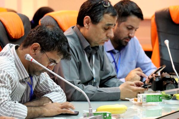 نشست خبری اتاق کنترل وضعیت ستاد انتخابات مشهد 