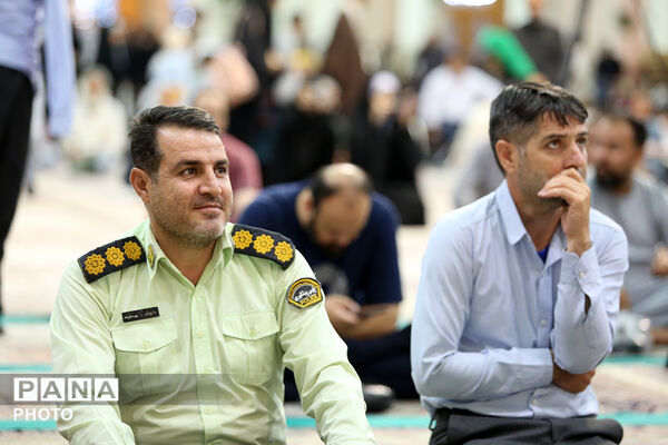 آیین بزرگداشت دولتمردان شهید در حرم مطهر بانوی کرامت
