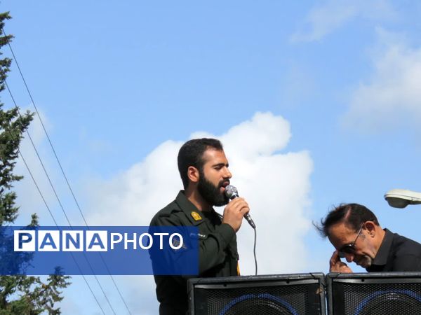 مراسم تشییع پیکر شهید امنیت در سوادکوه