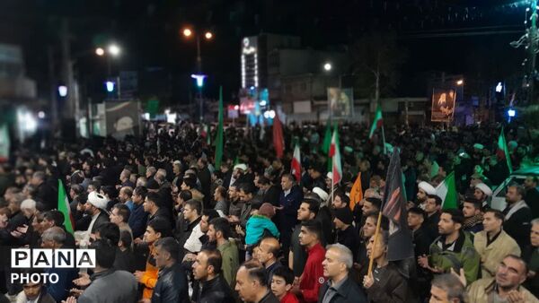 مردم کوهدشت در شب چهل وچهارمین اجتماع حماسی 