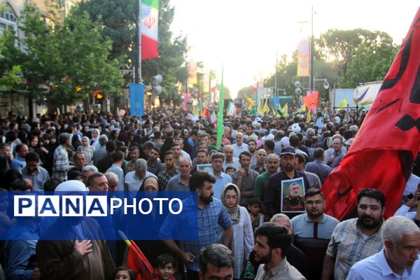 حضور پرشور اقشار مردم در جشن عید غدیر زنجان