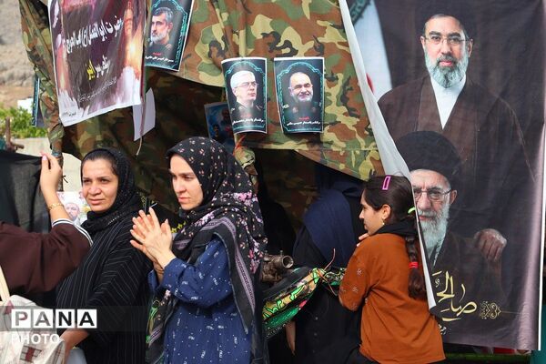 طنین نام حسین در سپیده‌دم باشت؛ از میدان خروجی تا آستانه‌ سیدمحمد