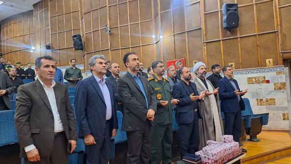 مراسم بزرگداشت اربعین شهدای دفاع مقدس ۱۲روزه در استان البرز