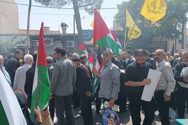 راهپیمایی مردم ولایتمدار ورامین در محکومیت ترور  شهید اسماعیل هنیه
