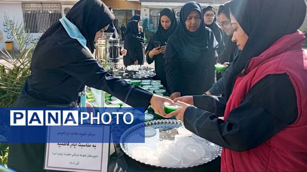 برگزاری آیین فاطمیه در دبیرستان نمونه دولتی حضرت زینب (س)