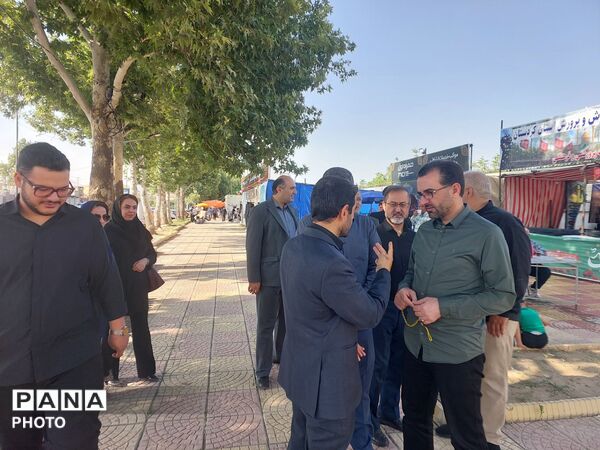 بازدید قائم مقام رئیس سازمان دانش‌آموزی از موکب اربعین در سنندج