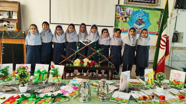 جشن قرآن کلاس اولی‌ها در مدرسه شاهد خیر سجادی 