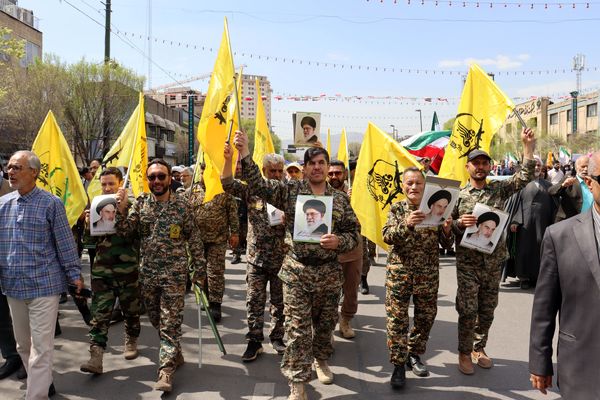 راهپیمایی روز قدس در مشهد مقدس