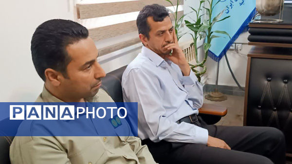 دیدار رئیس اداره حفاظت محیط‌زیست و ریاست و هیات امنای خانه محیط‌زیست محمودآباد با رئیس دادگستری و دادستان شهرستان