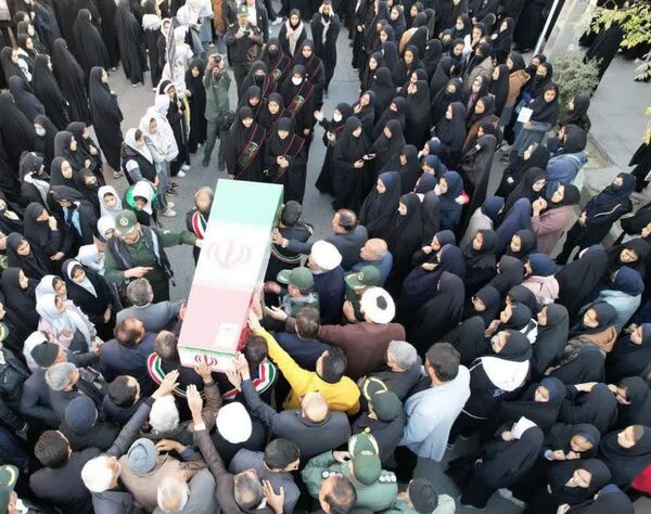 تشییع  پیکر مطهر شهید خوشنام در شهرستان خلیل آباد 