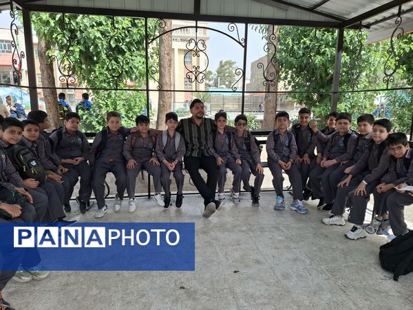 افتتاحیه آلاچیق در دبستان پانزده خرداد 
