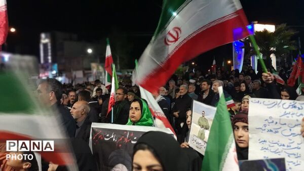 چهل وهفتمین قرار شبانه همچنان لبیک گویان در خیابان‌های کوهدشت