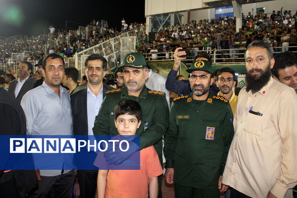 جشن صعود خیبر خرم‌آباد در ورزشگاه تختی