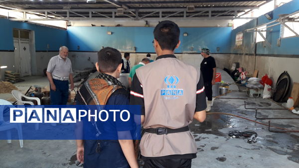 خدمت رسانی موکب امام رضا ( ع ) شهرستان سبزوار در کربلای معلی