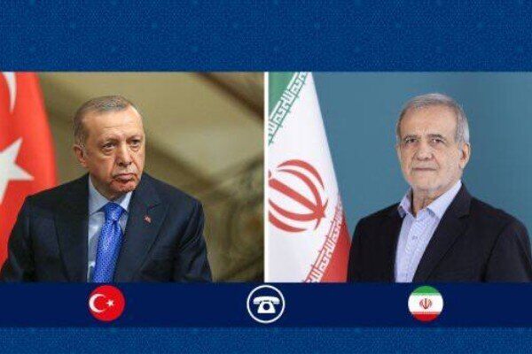 پزشکیان: آمادگی داریم دیپلماسی را در راستای حقوق بین‌المللی ادامه دهیم/ اردوغان: از رویکرد خردمندانه و صبورانه ایران قدردانی می‌کنیم