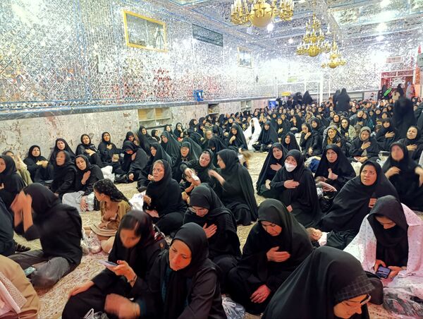 مراسم عزاداری امام حسین (ع) در شب تاسوعای حسینی 