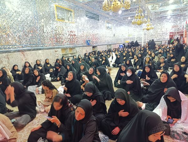 مراسم عزاداری امام حسین (ع) در شب تاسوعای حسینی 