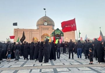 حضور گسترده هیئت‌های مذهبی در بارگاه منور امامزاده محمد عابد کاخک