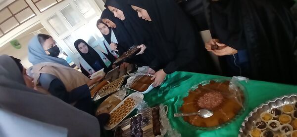برپایی موکب دانش‌آموزی به‌مناسبت شهادت حضرت فاطمه(س)