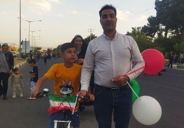 گام‌ها به نیت علی(ع)، دل‌ها به هوای ولایت در پیاده روی حرم تا حرم