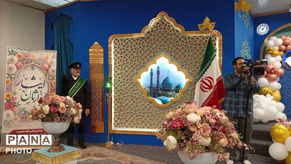 آیین جشن تولد فرزندان شهدا در مسجد مقدس جمکران